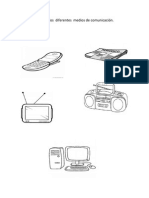 Colorea Los Diferentes Medios de Comunicacin