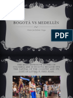 Bogotá vs Medellín