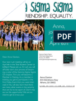 Service. Friendship. Equality.: Anna, Join Us For Rush On April 6th!