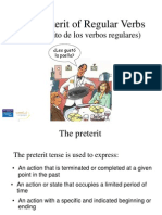 the preterit of regular verbs