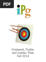 IPG Fall 2014 Crossword, Puzzle & Sudoku Titles