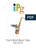 IPG Fall 2014 Pop & World Music Titles