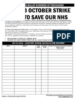 No To Privatising Our NHS