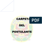 Carpeta de Postulante A La Asimilacion-Pnp 2014
