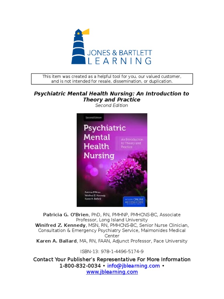 Comprehensive Guide to Psychiatric Mental Health Nursing: An ...
