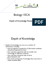 Depth Knowledge Powerpointbiology I