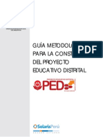 Guia Proyecto Educativo Distrital