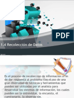 1.4 Recolección de Datos