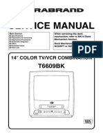 Durabrand T6609BK Manual de Servicio