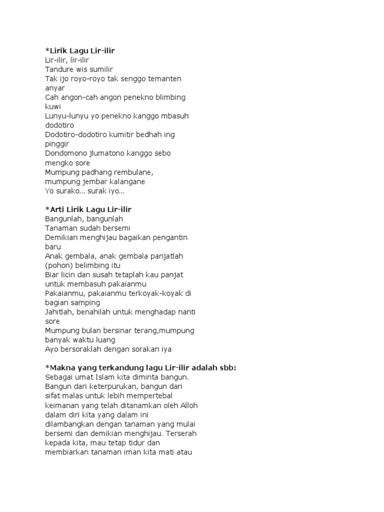 Ilmu Pengetahuan 9 Lirik Lagu Pengantin Baru