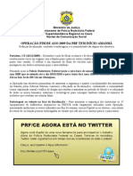 Release Operação Fim de Ano 2009 Twitter