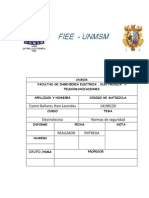 Informe de Laboratorio de Electrotenia