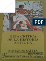 Guía Crítica de La Historia Antigua - Armando Saitta