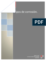 Tipos de Corrosión