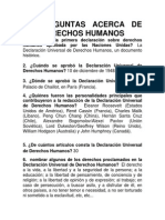 50 Preguntas Acerca de Los Derechos Humanos