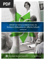 Download Report of the Blue Ribbon Panel on Inclusive Education in Alberta Schools by caleyramsay SN239373976 doc pdf