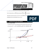 (Chapter 6) Differentiation