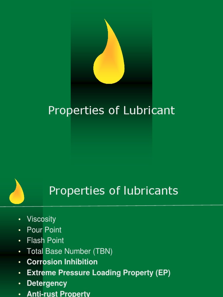 Properties of Lubricant PDF Lubricant Viscosity