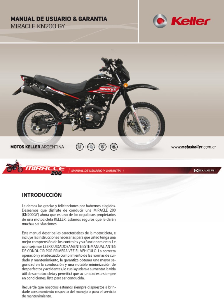 Manual Keller Miracle 200