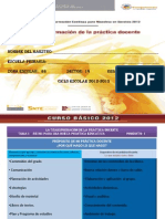 La Transformación de La Práctica Docente (Formatos) Fichas