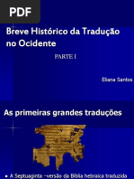 Breve Historico Da Traducao No Ocidente-parte i.