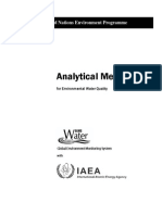 Analytical Methods for Environmental Water Quality (UNEP GEMS-Water Programme 2004)