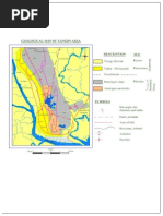 Geology Map of Yangon Area Layout