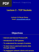 Lecture 3- TCP Sockets