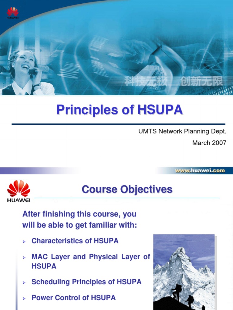 HSUPA Principles and Characteristics | PDF | High Speed Packet Access ...