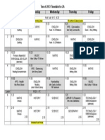 2a Timetable - Term 4