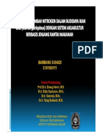 Minimalisasi Limbah Nitrogen Pada Budidaya Ikan Lele