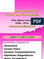 Anamnese e Exame Físico Em Ginecologia 2013