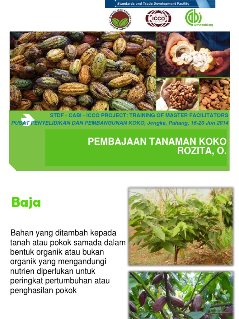 Pembajaan Tanaman Koko Pdf