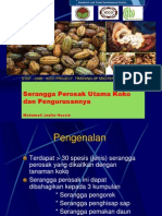 Serangga Perosak Utama Koko Dan Pengurusannya