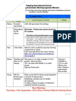 Ta Meeting Agendaminutes 29-8-14