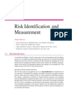 Risk Identification & Measurement