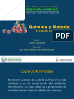 Sesión 01 - Química y Materia