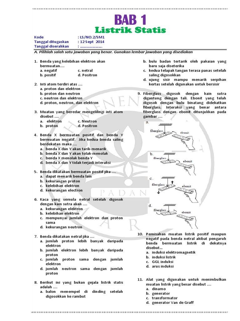 Tugas Mandiri Listrik Statis2