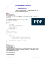 Arrays bidimensionales en C