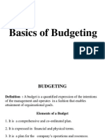 Basics of Budgeting Exhaustive
