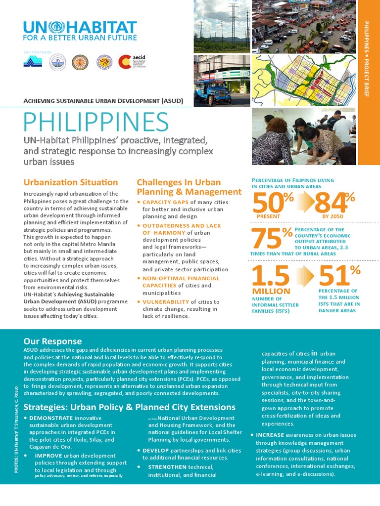 Sustainable Urban Development in the Philippines | PDF | Urbanization ...
