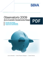 Observatorio 2009 de la inversión socialmente Responsable