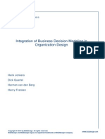 Whitepaper Integration of Business Decision Modeling in Organization Design