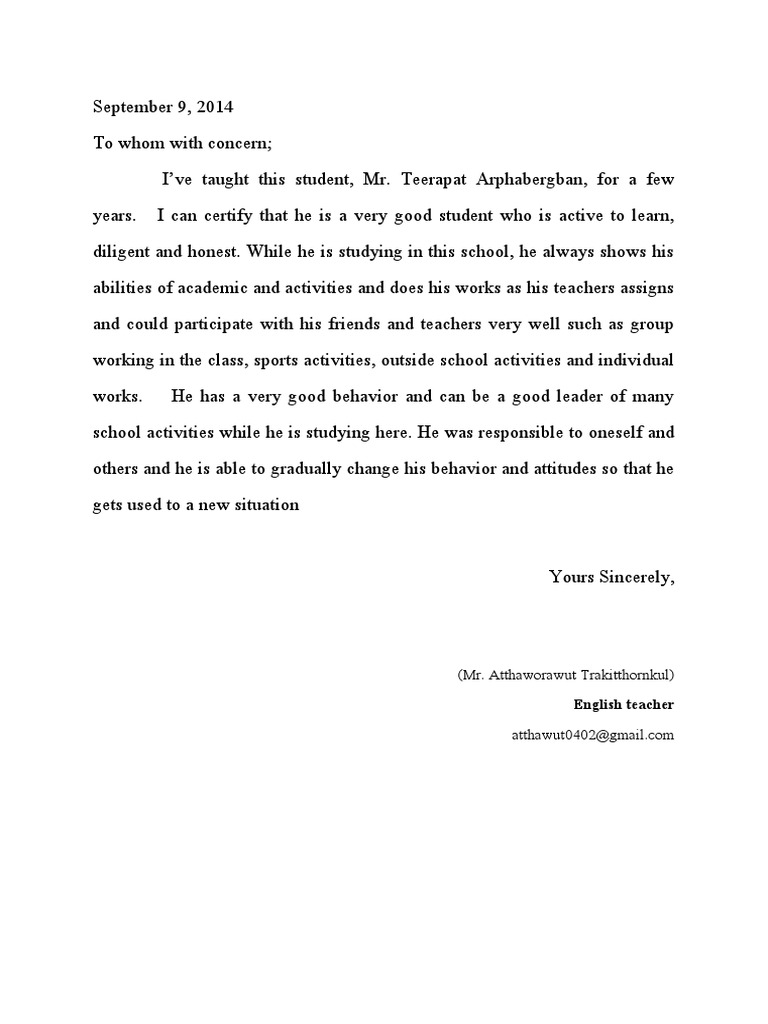 August 31letter | PDF | Language Arts & Discipline