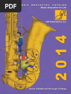 Gia Music Ed Catalog 14 Music Education Lesson Plan