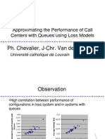 Ph. Chevalier, J-Chr. Van Den Schrieck: Approximating The Performance of Call Centers With Queues Using Loss Models
