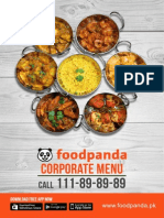 CorporateMenu - Foodpanda