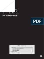 P105 MIDI Reference