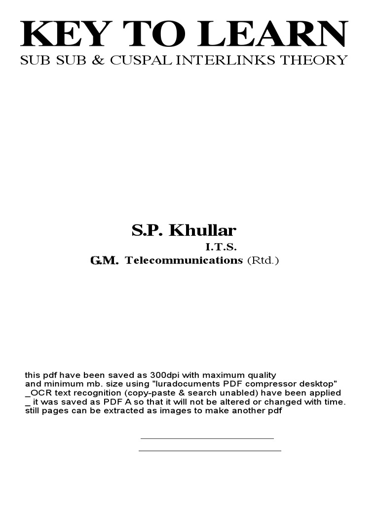 Learn kp astrology pdf