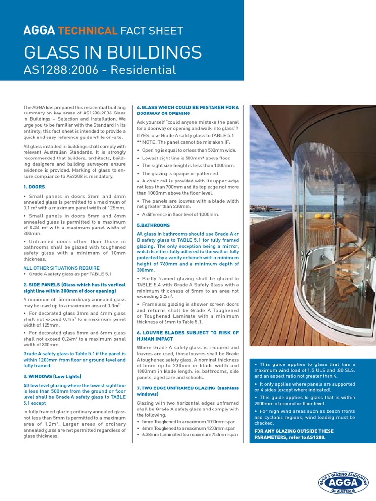 Australian Glass Standards Overview | PDF